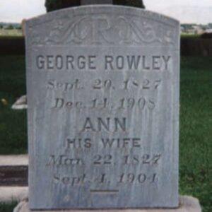 George and Ann Rowley